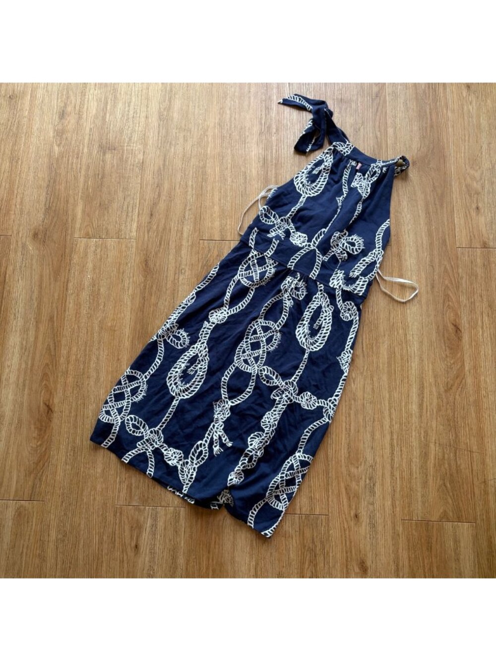 Lilly Pulitzer Valle Midi Dress Bright Navy Double Knot NWT Women’s Size XS
